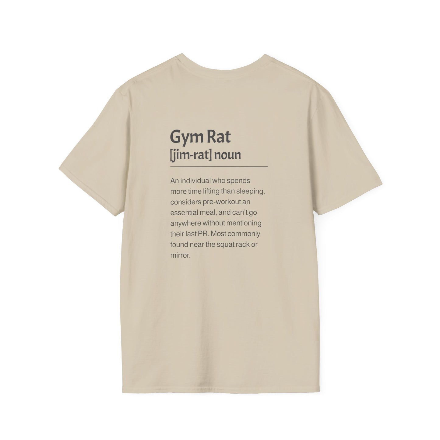 Gym Rat Description T-Shirt