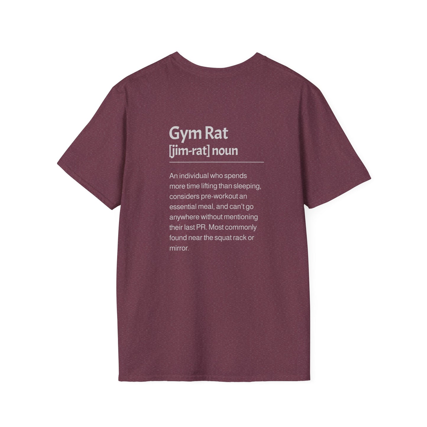 Gym Rat Description T-Shirt