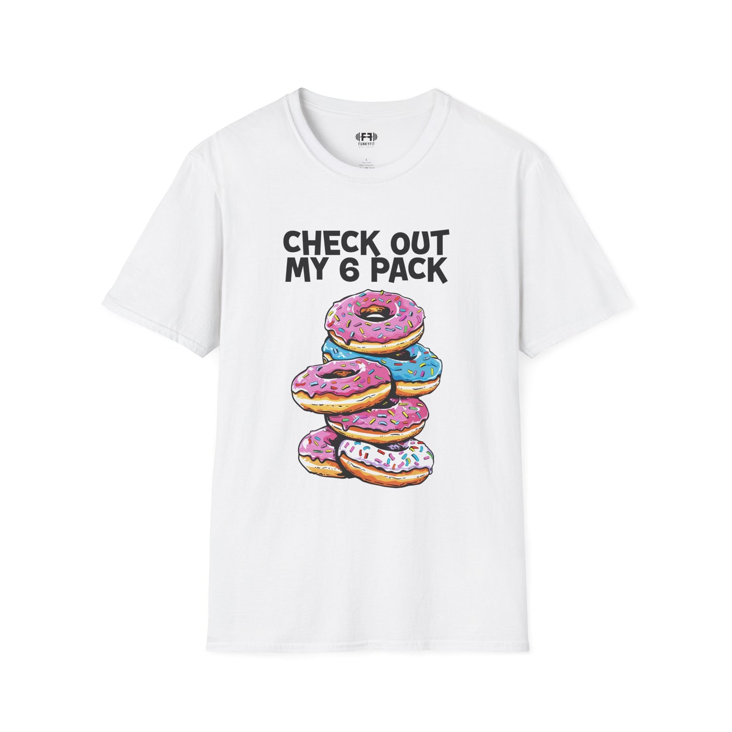 Donut 6 Pack Stacked T-Shirt