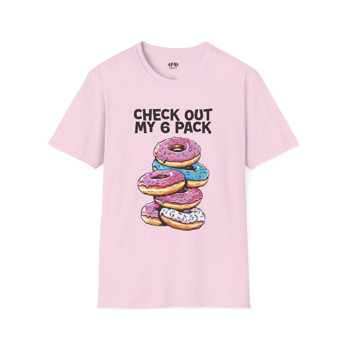 Donut 6 Pack Stacked T-Shirt