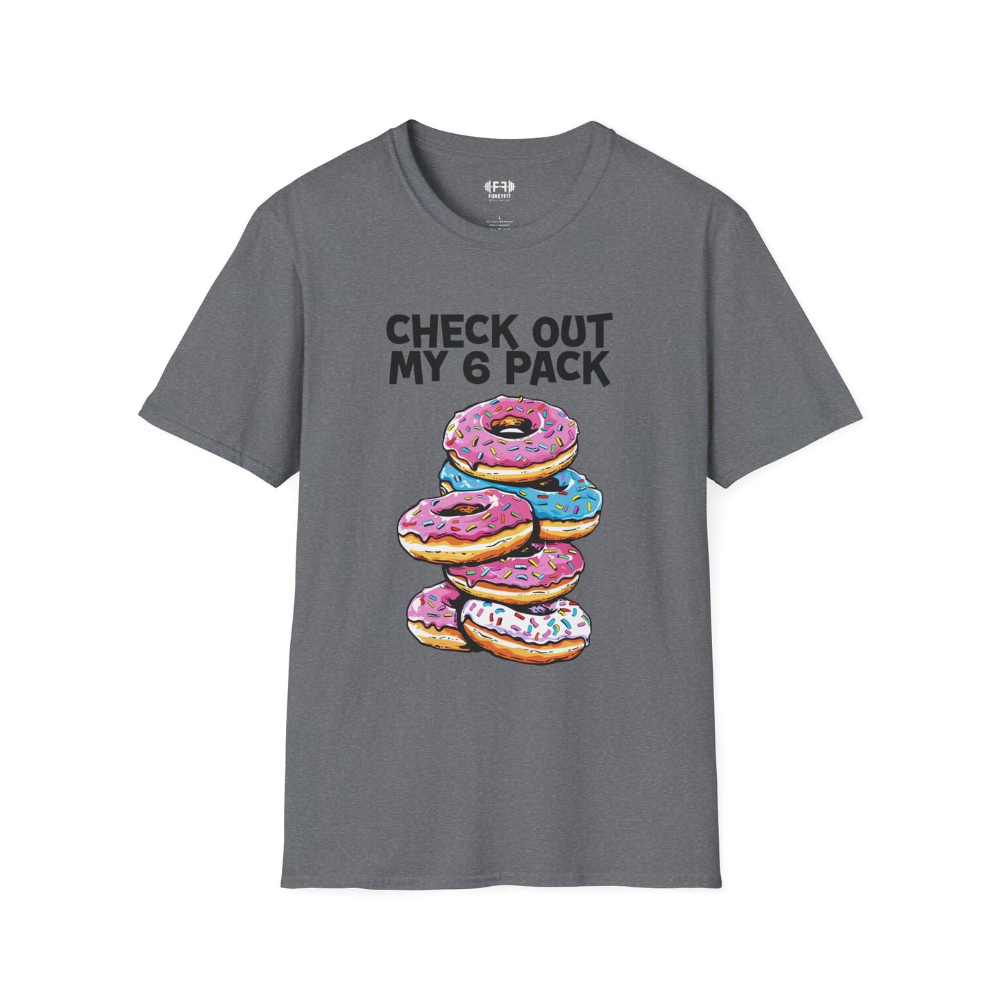 Donut 6 Pack Stacked T-Shirt