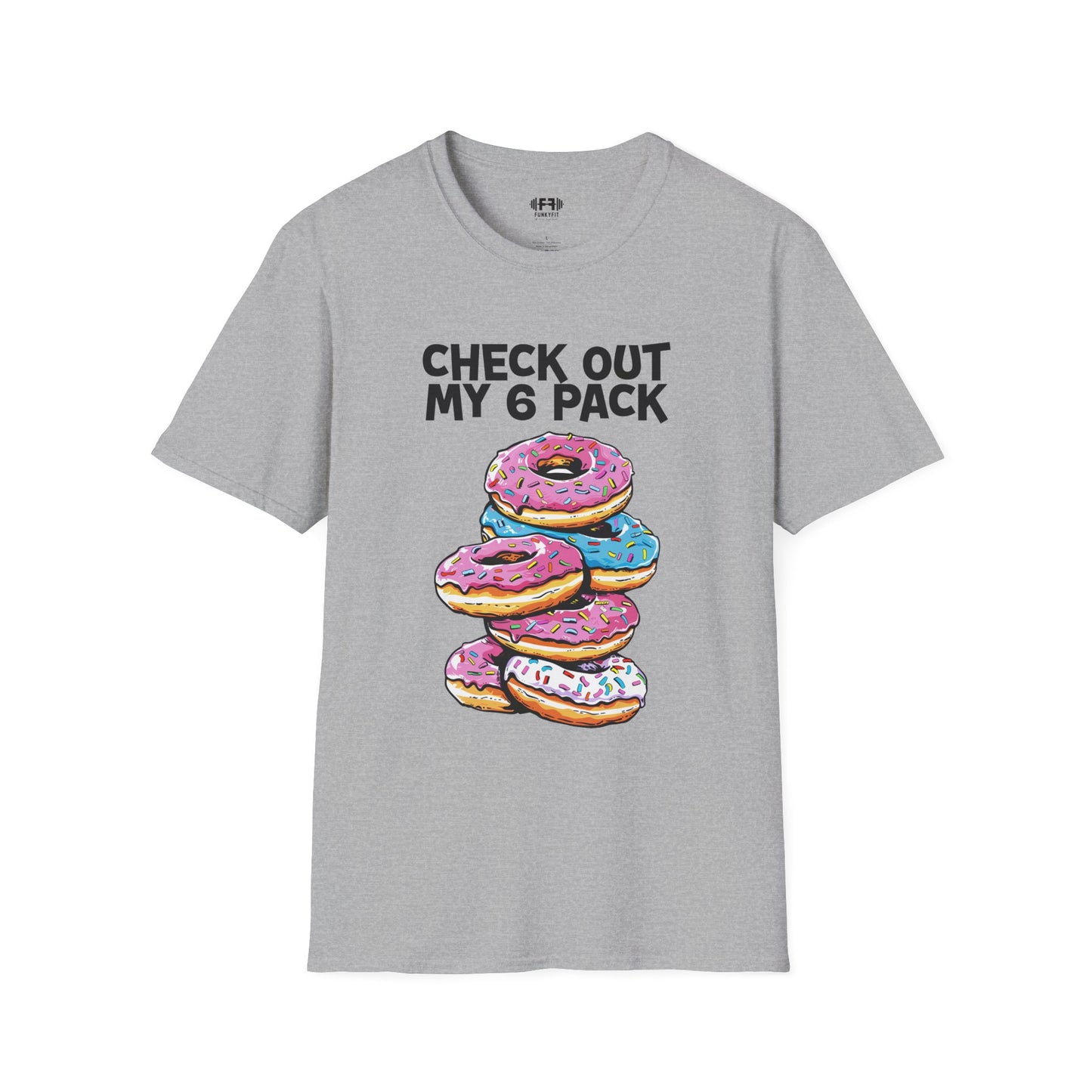 Donut 6 Pack Stacked T-Shirt