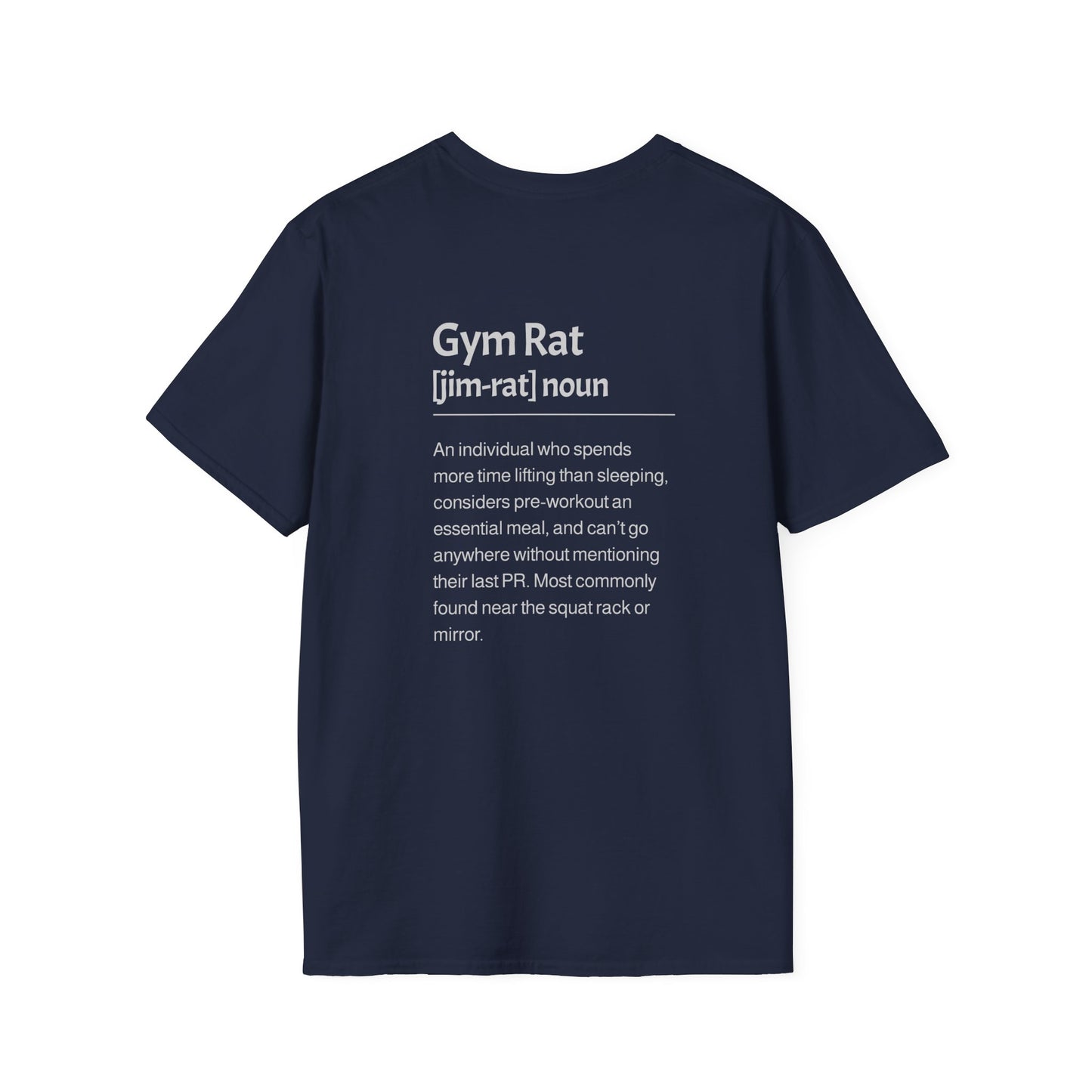 Gym Rat Description T-Shirt