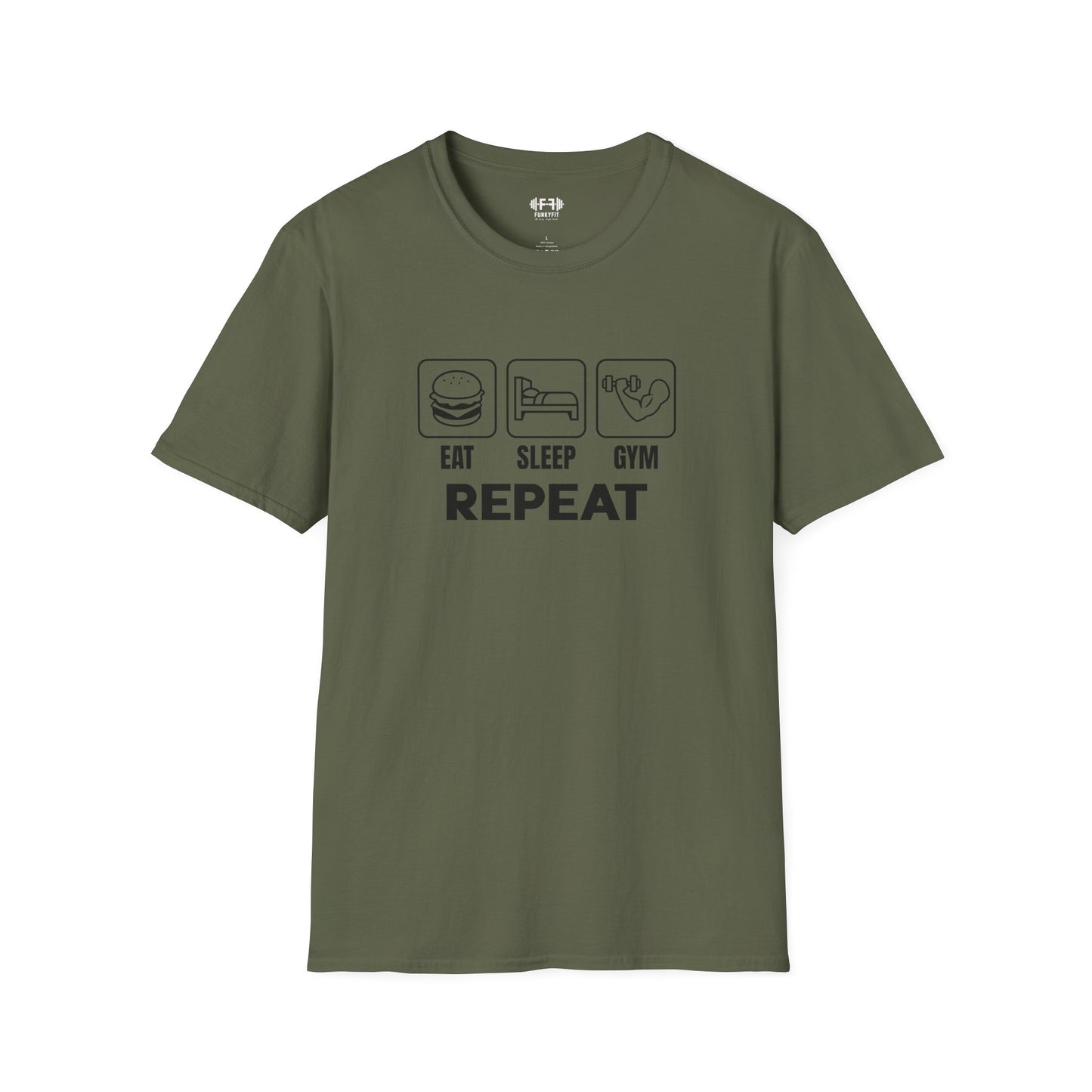 Eat Sleep Gym Repeat T-Shirt