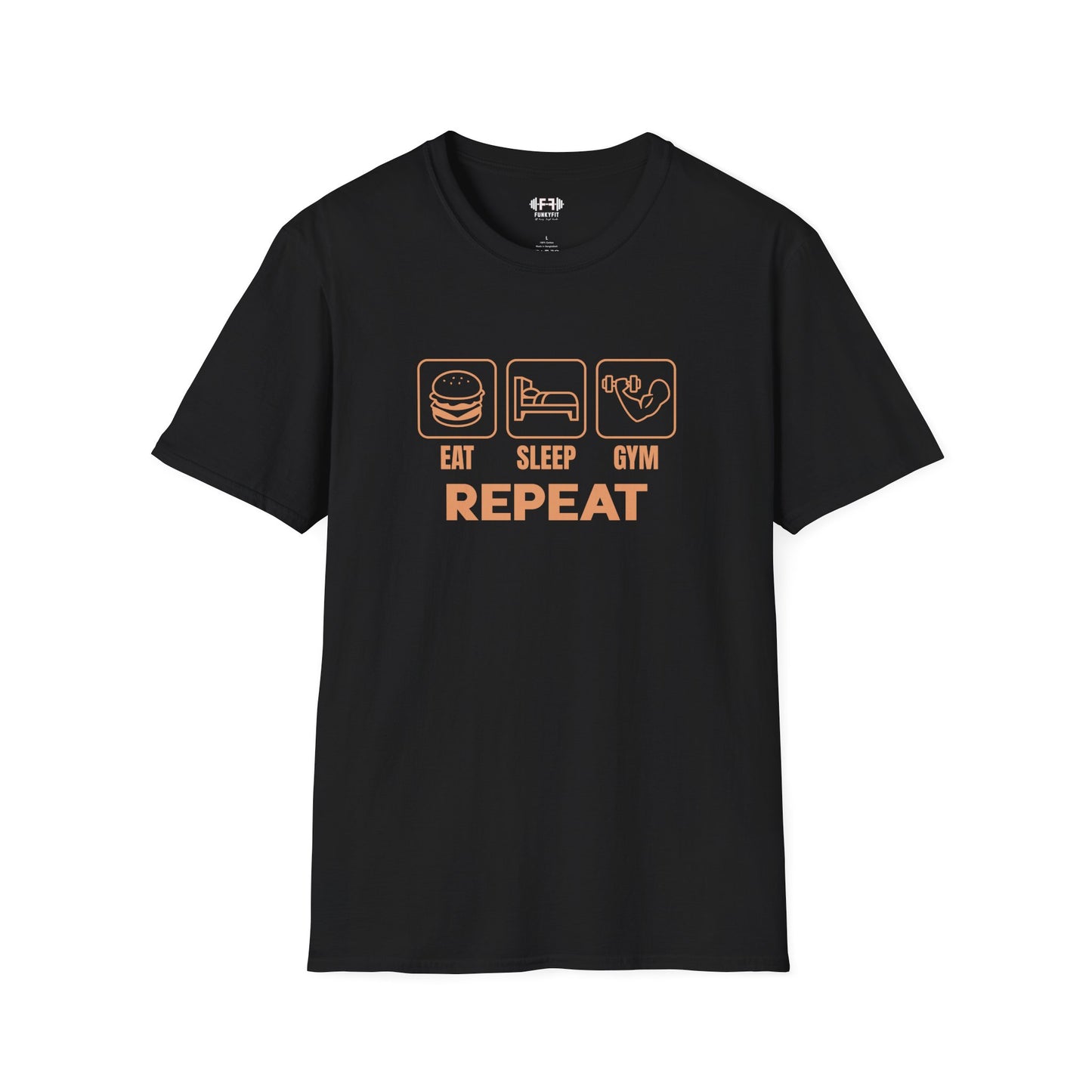 Eat Sleep Gym Repeat T-Shirt