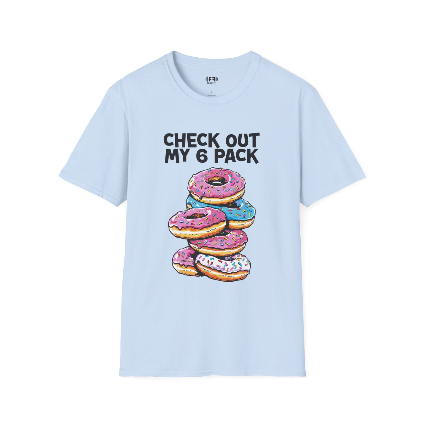 Donut 6 Pack Stacked T-Shirt