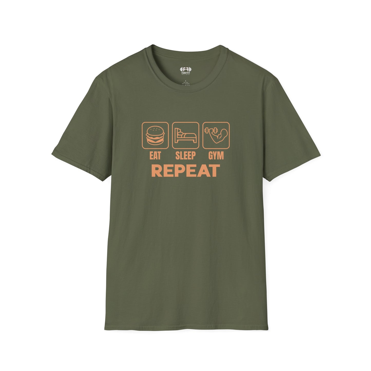 Eat Sleep Gym Repeat T-Shirt